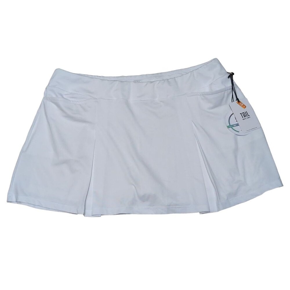 Tail Skort Womens XL White‎ Golf Tennis Pickleball Athletic Pleated Skirt Shorts
